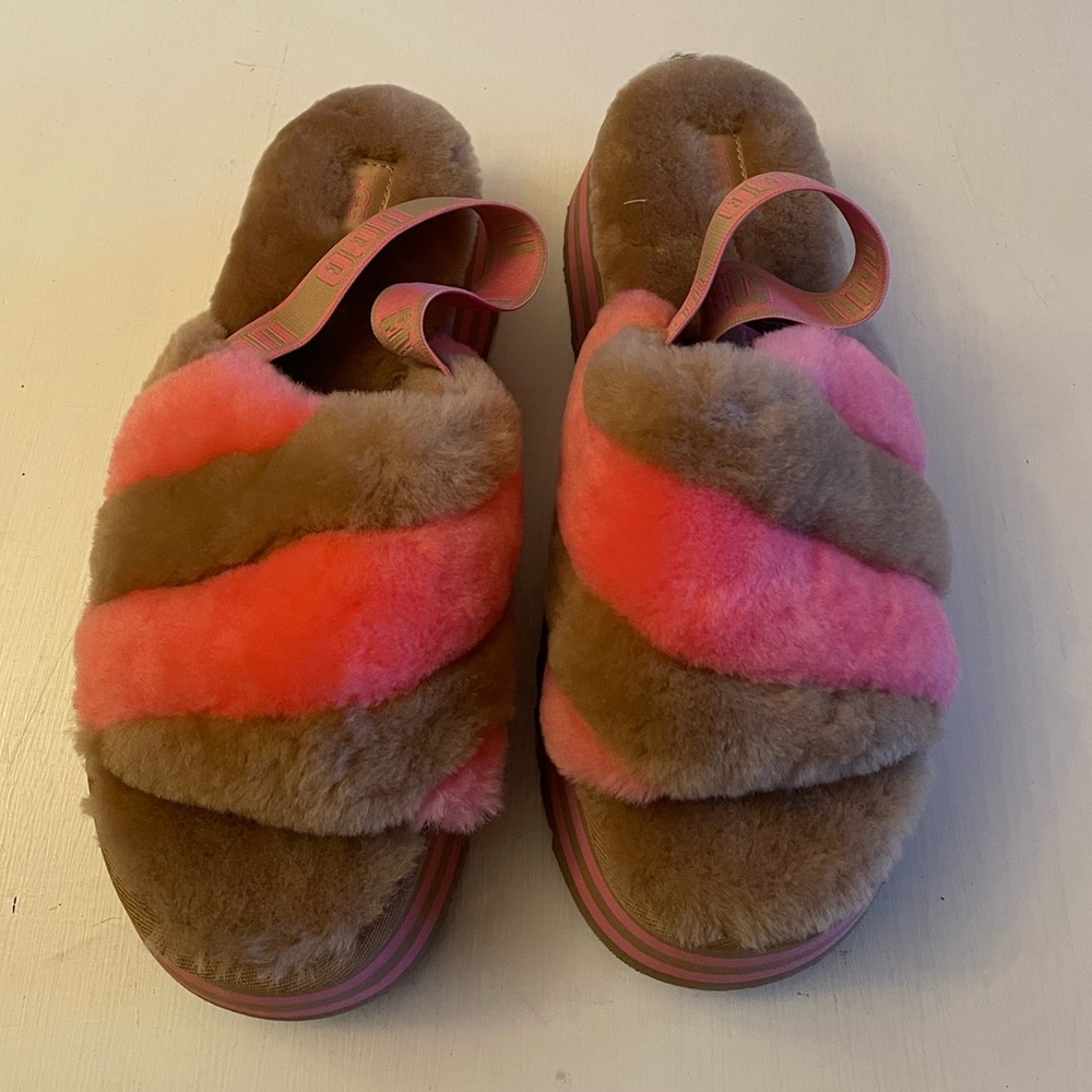 NEW UGG PLATFORM DISCO SLIDES -SIZE 12